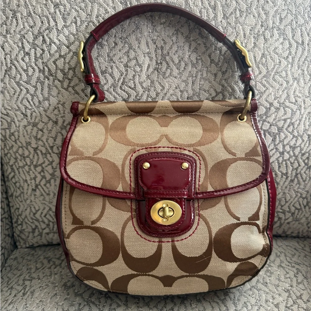 Coach Signature Willis Anniversary Canvas Bag